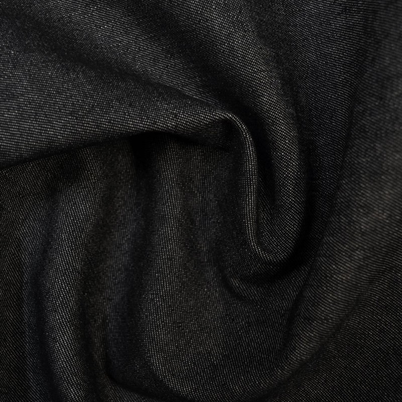  100% Cotton Denim Fabric 7.5oz 283gsm Indigo or Black