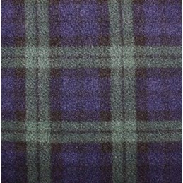 Black Watch Tartan Fleece Polar Anti Pil Fabric 