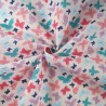 Polycotton Fabric Bright Beaming Butterfly Wings Butterflies