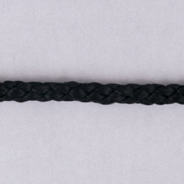 Black British Trimmings 5mm Shiny Upholstery Crepe Cord 