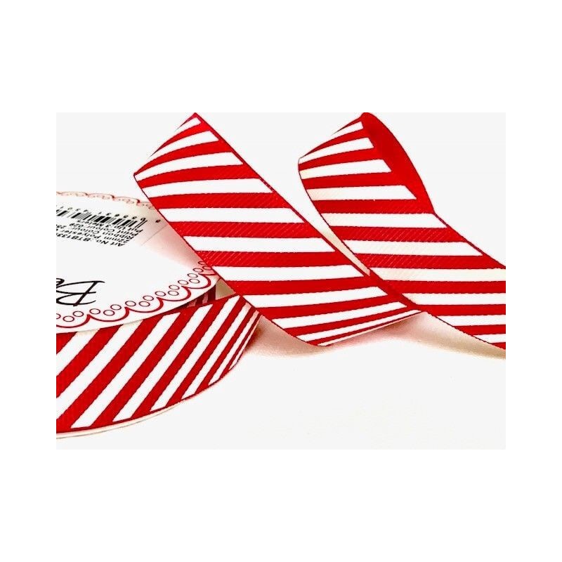 Bertie's Bows Candy Cane Merry Christmas Grosgrain Craft Ribbon Selection