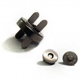 5, 10, 20 Pack 14mm Magnetic Fasteners Handbag Purse Metal Clasps Black