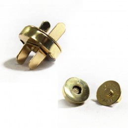 5, 10, 20 Pack 14mm Magnetic Fasteners Handbag Purse Metal Clasps Gold