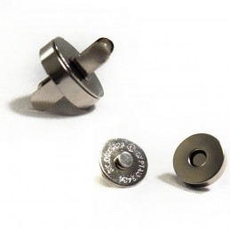 5, 10, 20 Pack 14mm Magnetic Fasteners Handbag Purse Metal Clasps Silver