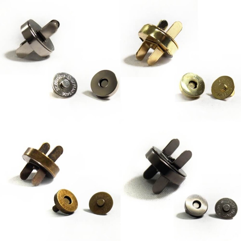 18mm Fasteners Handbag Purse Metal Clasps 4, 10, 20 Pack