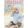 Sirdar Knitting Pattern 4848 Baby Bonnet Blanket Cardigan