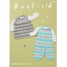 Hayfield Knitting Pattern 4844 Baby Dungarees Pinafore Aged 0 - 2 Years