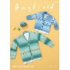 Hayfield Knitting Pattern 4935 V Neck Shawl Collar Cardigan Aged 0 - 7 Years