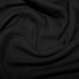 100% Viscose Twill Fabric Soft Silky Feel Dress Material Black