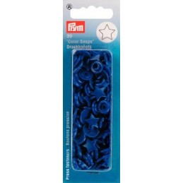 Royal Blue Prym Novelty Shaped Snap Press Fasteners Star Shaped Plastic Press Studs