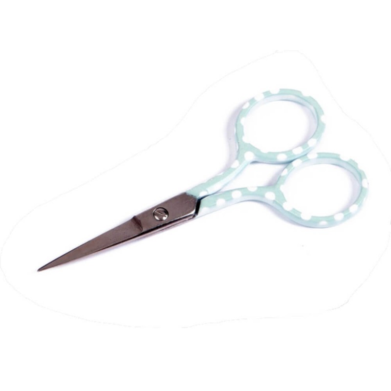 3.5 Inch Embroidery Polka Dot Scissors 3 Colours Assortment 
