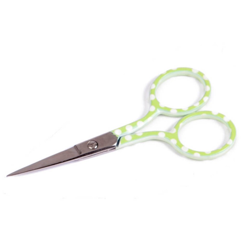 3.5 Inch Embroidery Polka Dot Scissors 3 Colours Assortment 