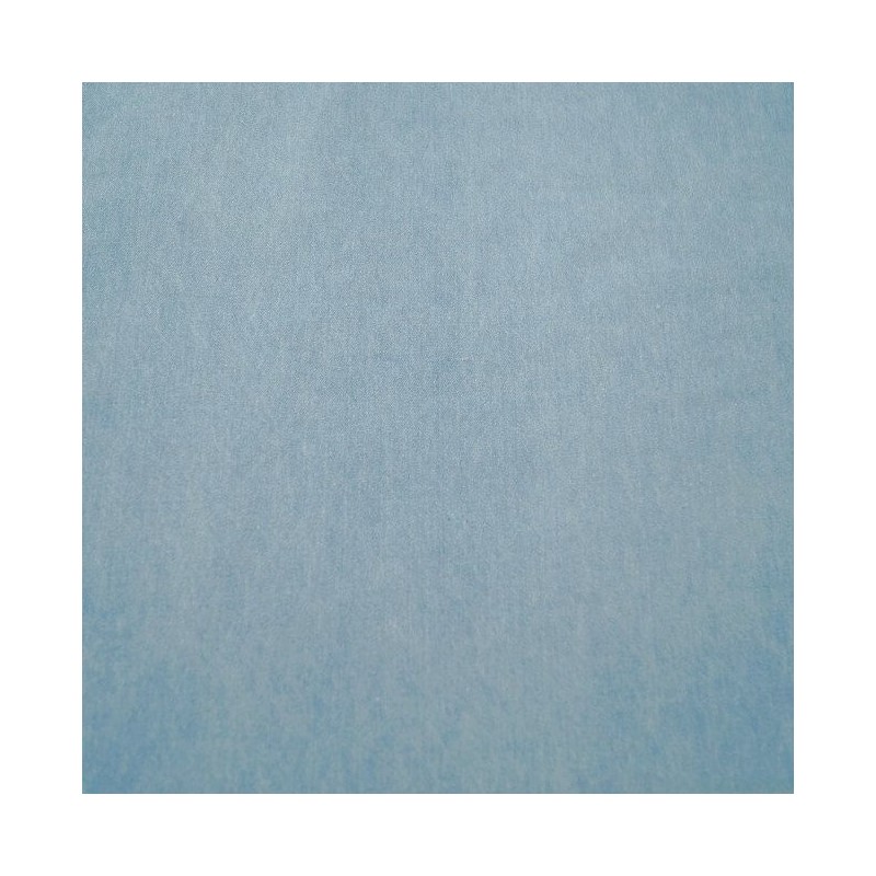 Light Blue 100% Cotton Washed Denim Fabric 8oz Medium 287gsm