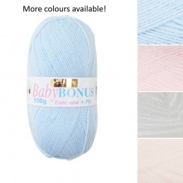 Sirdar Hayfield Baby Bonus Extra Value 4 Ply Knitting Yarn 100g Ball