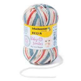 Schachenmayr My First Regia Baby Smiles 4 Ply Sock Wool Yarn 25g Mini Ball Noah