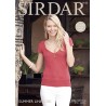 Sirdar Knitting Pattern 8133 Womens Knit Top Ladies Knitted Summer Linen DK