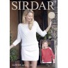 Sirdar Knitting Pattern 8137 Womens Knitted Lace & Plain Top Summer Linen DK