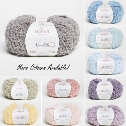 Sirdar Snuggly Bouclette Fashion Fluffy Knitting Yarn Craft Wool 50g Ball