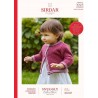 Sirdar Knitting Pattern 5248 Snuggly Cashmere Merino Baby Cardigan With Stripe