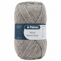 0011 Beige Patons Wool Blend Aran Yarn Colourful Craft Wool 100g Ball