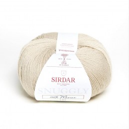 Sirdar Snuggly 100% Merino 4 Ply Baby Knitting Yarn Craft Wool 50g Ball Biscuit