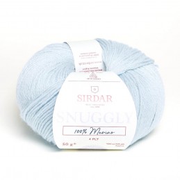 Sirdar Snuggly 100% Merino 4 Ply Baby Knitting Yarn Craft Wool 50g Ball Lagoon