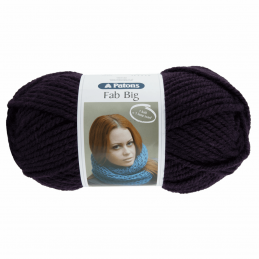 Patons Fab Big 100% Acrylic Super Chunky Knit Yarn Craft Wool Crochet 200g Ball 2352 Plum