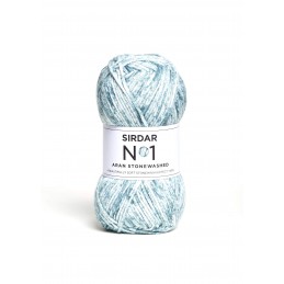 Sirdar No. 1 Aran Stonewashed Knitting Crochet Crafts Aran Weight 100g Ball Sea Wash