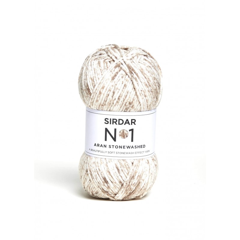 Sirdar No. 1 Aran Stonewashed Knitting Crochet Crafts Aran Weight 100g Ball