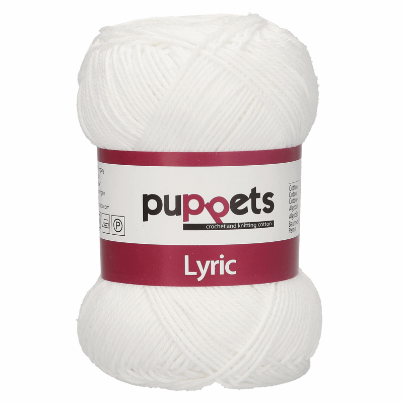 Puppet Puppets Lyric No. 4 100% Cotton 4 Ply Knit Yarn Craft Wool 50g Ball
