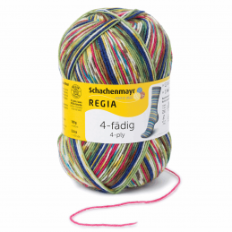 Regia Colour 4 PLY Knitting Crochet Knit Yarn Craft Wool Colourful 100g Ball 9386 Mix It! Tropical
