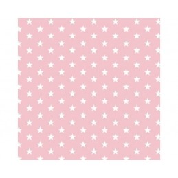 Pink Small 1cm Mini Stars 100% Cotton Fabric 145cm Wide Star