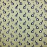 100% Cotton Fabric Lifestyle Beatrix Bunny Rabbit Hare Animal Bunnies 140cm Wide