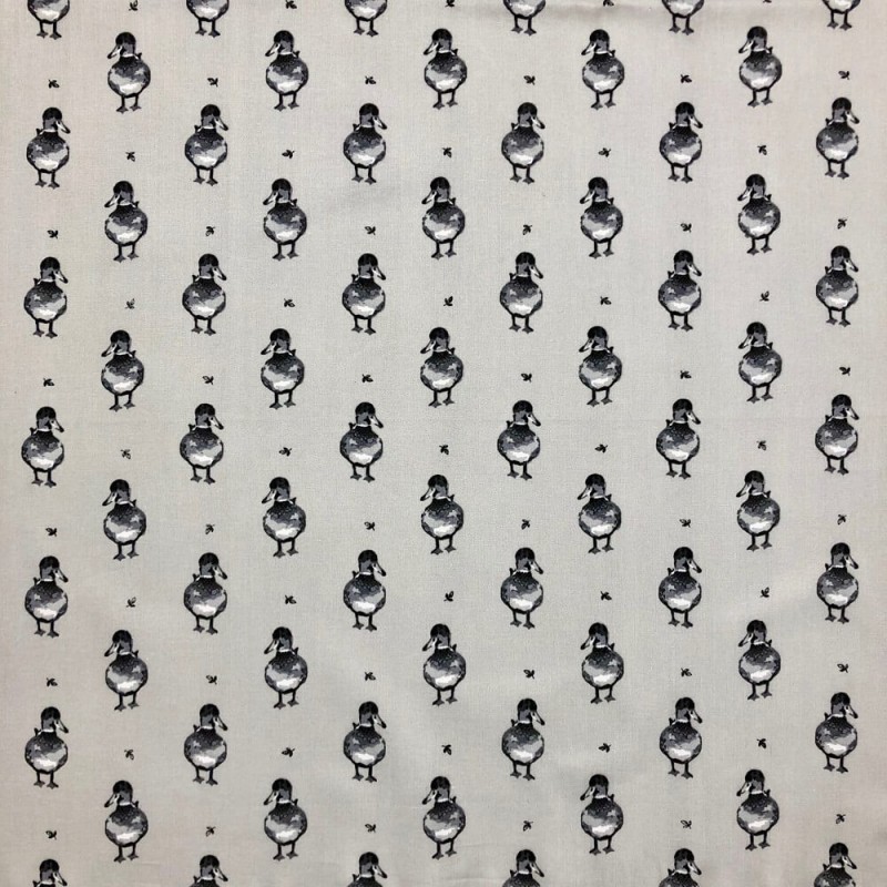 100% Cotton Fabric Lifestyle Delilah Duck Animal Bird River 140cm Wide