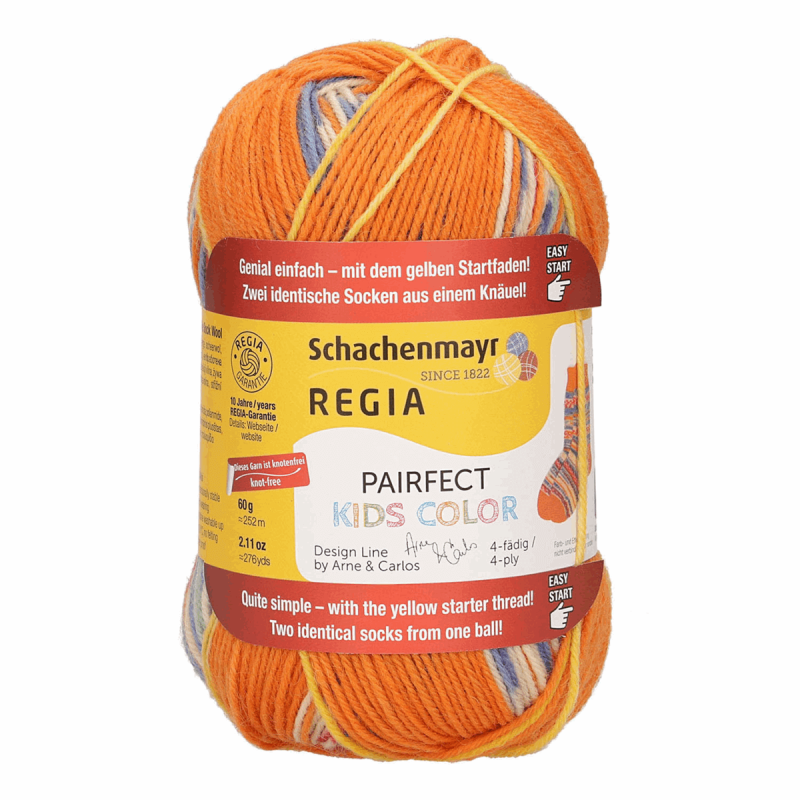 Regia Arne & Carlos Kids Pairfect Socks 4 PLY  Knitting Yarn Craft 60g Ball