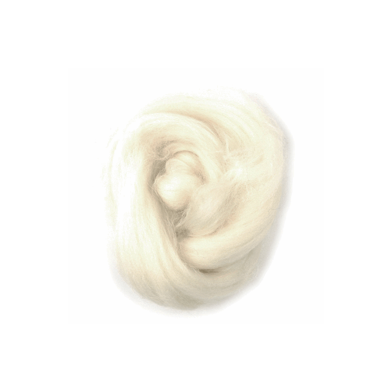 COFFEE TRIMITS Natural 100/% Wool Roving For Needle Felting 10g