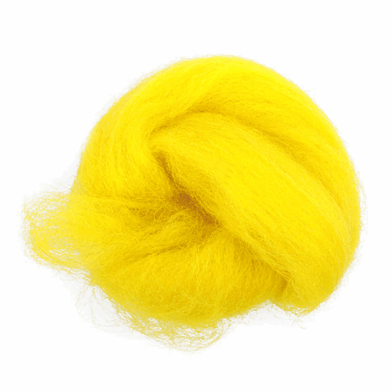 10g 100 Natural Wool Roving Needle Spinning Felting Sewing Craft F...