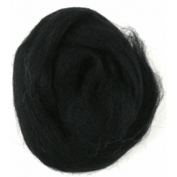 Assorted Browns Natural Wool Roving 50gm Craft Sewing Spinning Fabric 303 Black