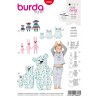 Burda Style Childrens Motif Cuddly Pillows Bear Rabbit Sewing Pattern 6303