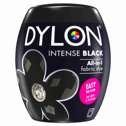 Dylon Machine Fabric & Clothes Dye Pod Powder Wash 350g 12 Intense Black