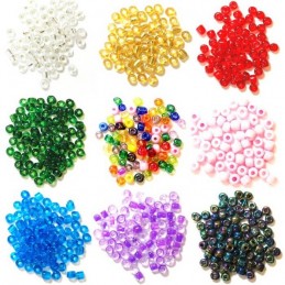 E Beads Glass Beads 4mm 7 Colours 