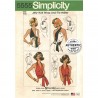 Simplicity Sewing Pattern 5555 Vintage Jiffy Knit Wrap Tie Halterneck Top 50s