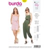 Burda Style Misses' Jumpsuit Romper Summer Wear Sewing Pattern 6318