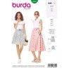 Burda Style Misses' Bell Shaped Flared Skirt Summer Wear Sewing Pattern 6319