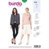 Burda Style Misses' Peplum Jacket Sporty Formal Coat Sewing Pattern 6334