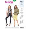 Burda Style Misses' Trendy Quilted Jacket Fashion Coat Sewing Pattern 6337