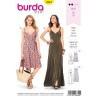 Burda Style Misses' Summer Wrap Dress Formal Wear Sewing Pattern 6344