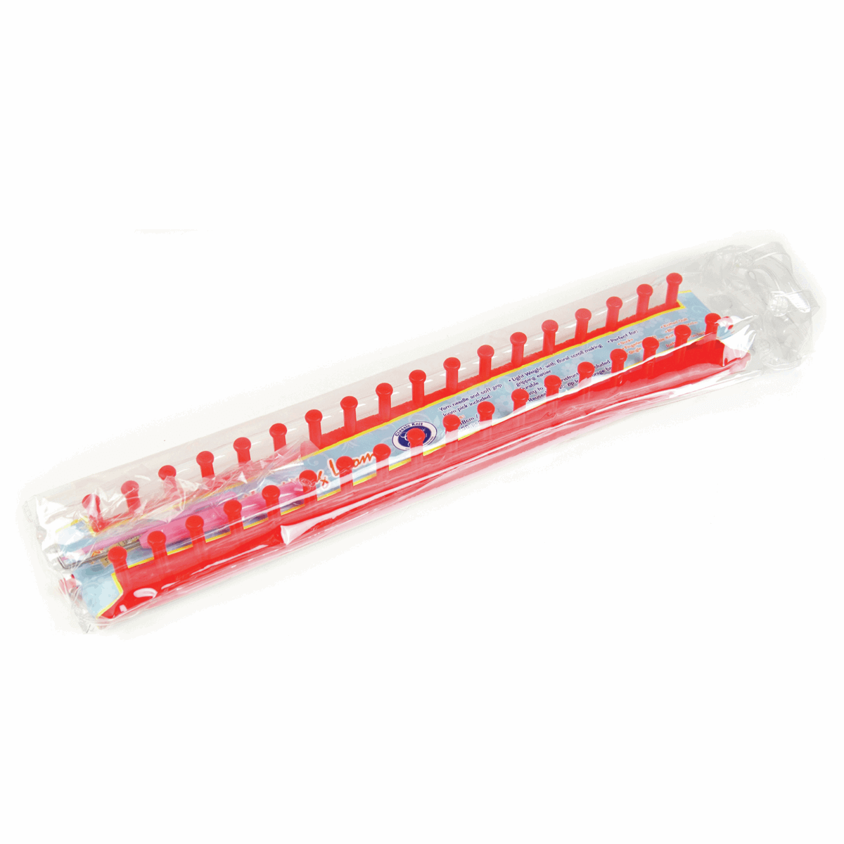 Straight Knitting Loom 3 Colours Knit Craft Soft Grip Blue