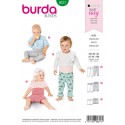 Burda Baby\'s Slip On Bottoms Trousers Shorts Sewing Pattern 9317