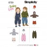 Simplicity Babies Winter Separates and Accessories Sewing Pattern 8759